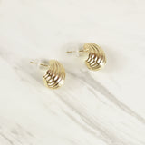 Japan Gold Seashell Earrings