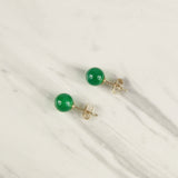 Jade Ball Earrings