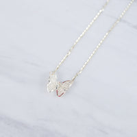 3D Centered Butterfly Necklace