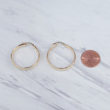 Large Chunky Hoop Earrings