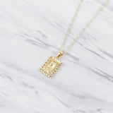 Double Sided Mother & Child Tablet Pendant