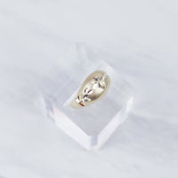 Diamond Cut Dome Ring