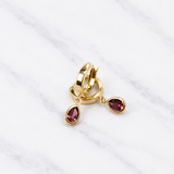 Merlot Drop Earrings