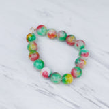 10 mm Multi Color Jade Baby Bracelet