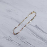 Flat Paper Clip Bracelet