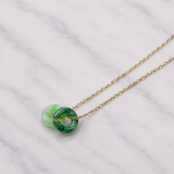 Mini Jade Bead Necklace