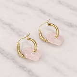 Flower Gemstone Earrings
