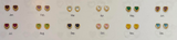 Baby Heart Birthstone Earrings