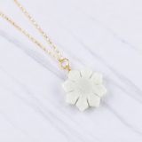 Filipino Sun White Jade Necklace