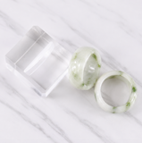 Chunky Jade Ring - Naturale Green