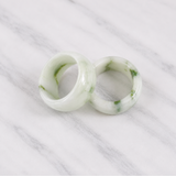 Chunky Jade Ring - Naturale Green