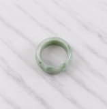 Chunky Jade Ring - Naturale Green