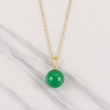 Ball Jade Necklace