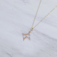 Milano Initial Charm Necklace