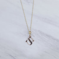 Milano Initial Charm Necklace