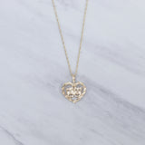 Heart Laugh Cry Necklace