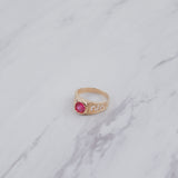 Pink Stone Ennis Ring