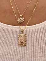 Outline Our Lady Necklace