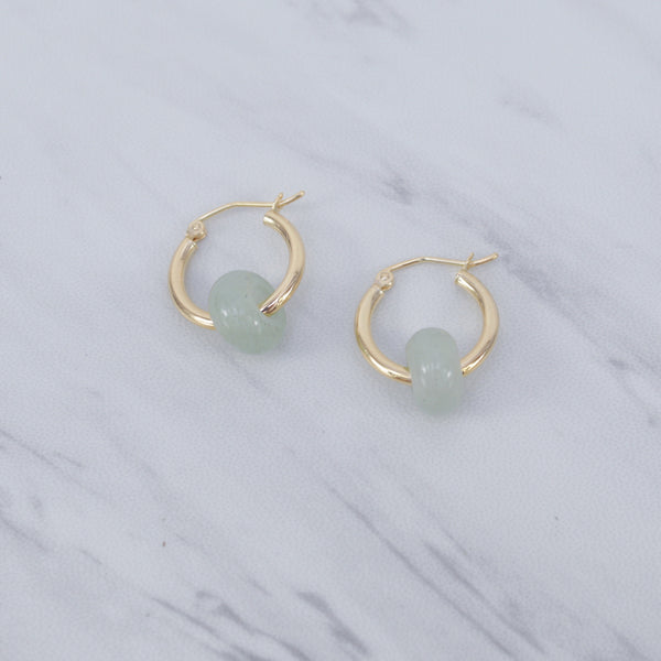 Mini Jade Earrings