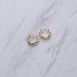 Bamboo Hoop Earrings