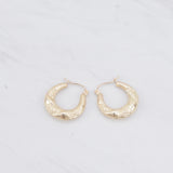 Fancy Chunky Hoop Earrings