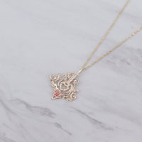 #1 Mom Rose Necklace