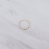 Beaded Stackable Band RIng