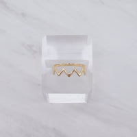 Thunderbolt Stackable Band Ring