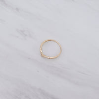 V Stone Stackable Band Ring