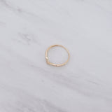 V Stone Stackable Band Ring