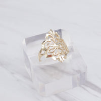 Floral Labyrinth Ring