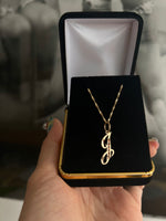 Cursive Initial Necklace