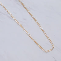 Two Tone Figaro Chain