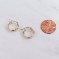 Mini Chunky Hoop Earrings