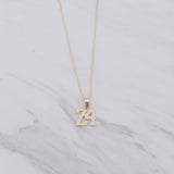 Mini Jersey Number Necklace