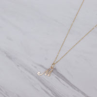 Cursive Initial Necklace