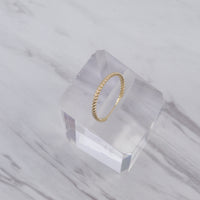 Braided Stackable Band Ring