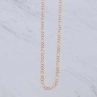 Two Tone Figaro Chain