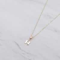 Simple Letter Initial Necklace