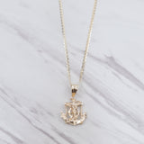 Anchor Crucifix Necklace