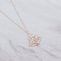 #1 Mom Rose Necklace