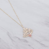 #1 Mom Rose Necklace