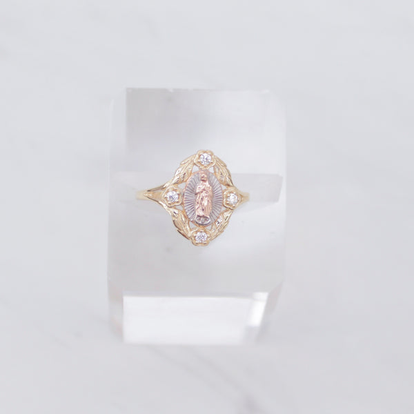 Our Lady Oval Stone Ring