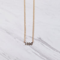 Number Cuban Link Necklace