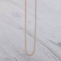 Two Tone Cuban Link Chain