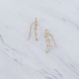 Stone Leaf Earrings