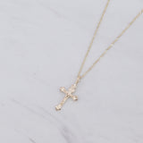 Tiny Crucifix Necklace