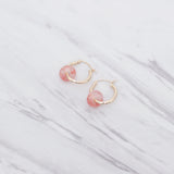 Strawberry Quartz Earrings