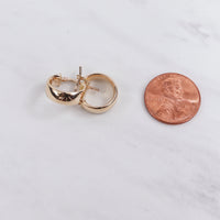 Mini Chunky Hoop Earrings