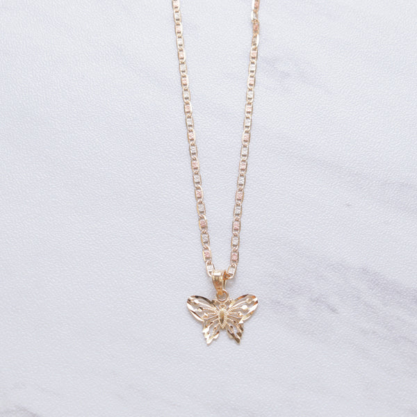 dainty cz butterfly necklace – Marlyn Schiff, LLC